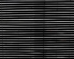 Horizontal Wooden Blinds Closed during the day Venetian Blinds