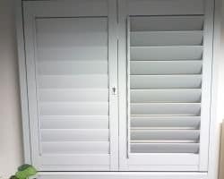 White Lock Security Window Shutter Security Window Shutter