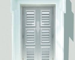 External Classic Contemporary Wood Shutter External Multiple Tier Units Louvre Window Shutter