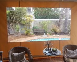 Gearbox operated Canvas Drop Awning Canvas Tent Awnings