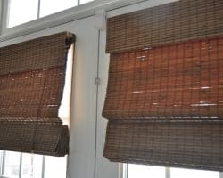 Bamboo Roman Blinds