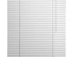 White Venetian blinds